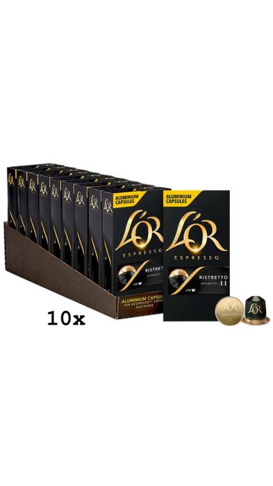Кава в капсулах L'OR Ristretto Nespresso - 10х10 шт