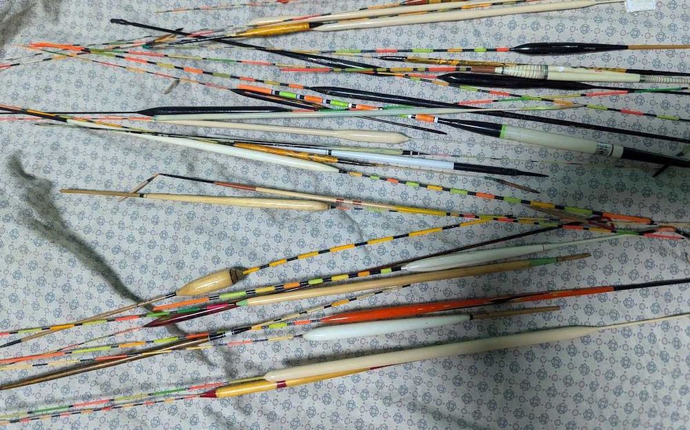 Поплавки для ловли , по  японскому методу "Херабуна" (Herabuna)