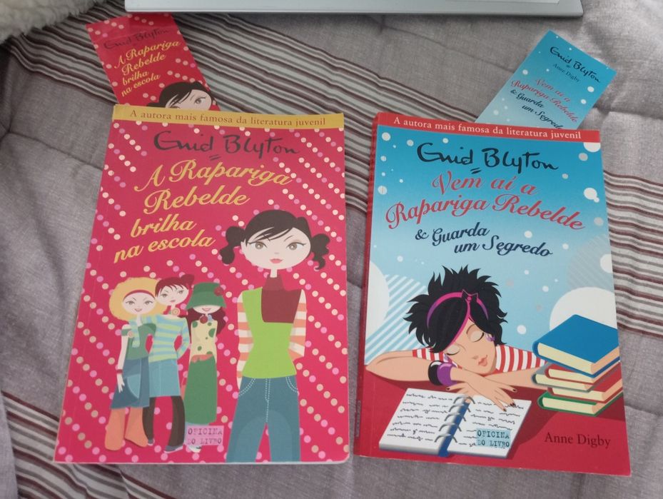 Coleção de livros a rapariga rebelde