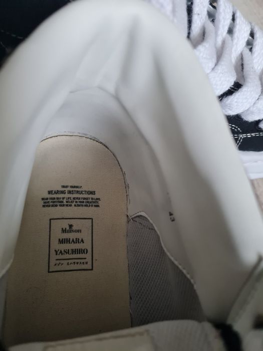 Кросівки кеди MMY  Maison Mihara  Yasuhiro  blackey og sole canvas