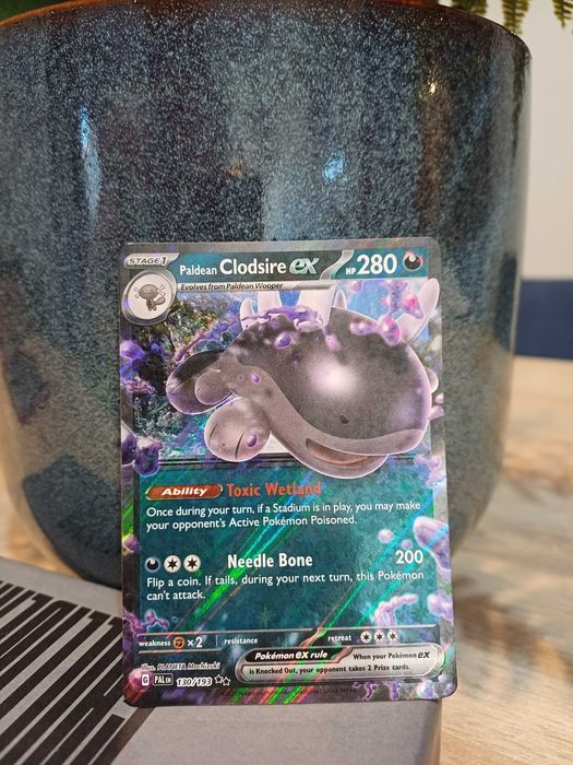 Carta Pokémon Paldean Clodsire ex #130