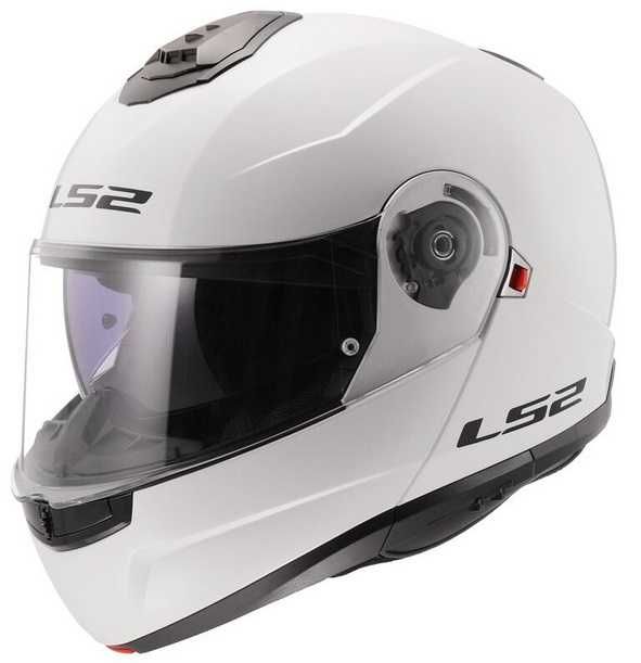 Kask LS2 szczękowy blenda FF908 FF325 STROBE biały rozmiar XXL