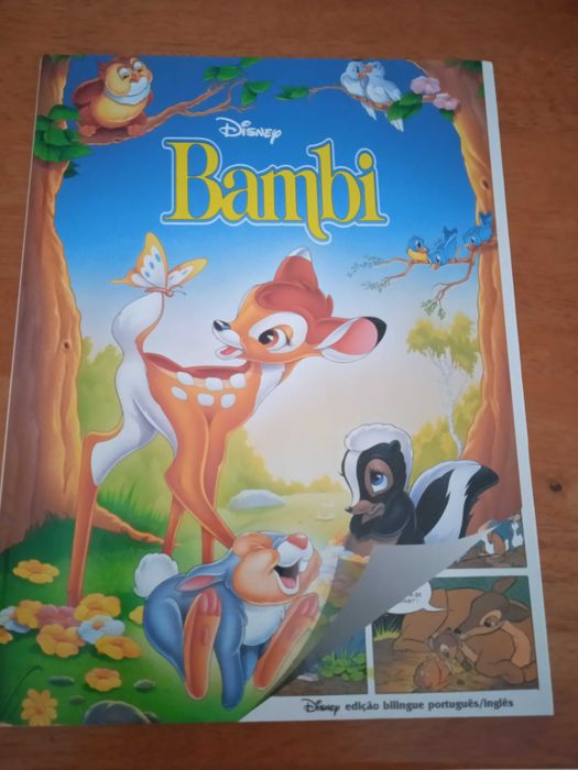 Livros infantis banda desenhada português/inglês