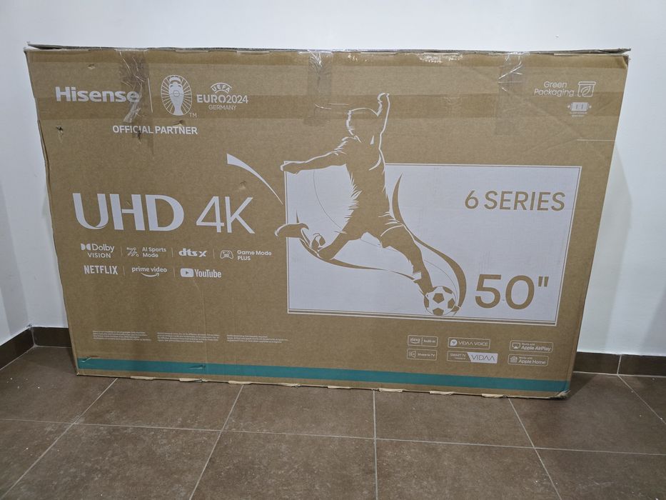 Tv HISENSE 50 cali Android system smart wifi YouTube Netflix  4k UHD