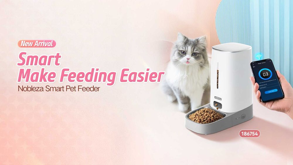 NOVO - Comedouro WIFI para cão/gato, smart feeder