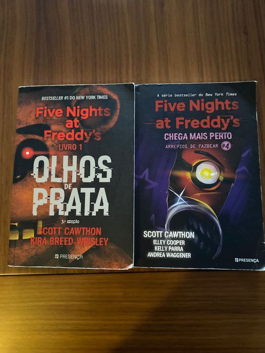 Livros 1 e 4 Five nights at Freddy’s