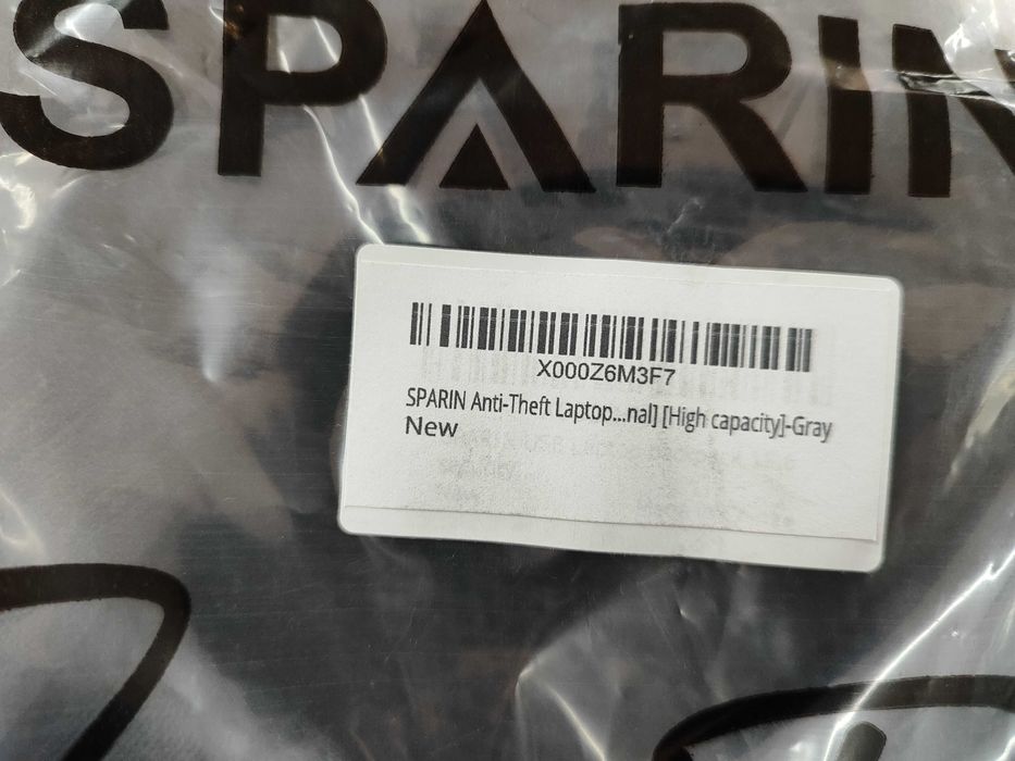 Mochila antirroubo para computador portátil SPARIN de 15,6 polegadas.