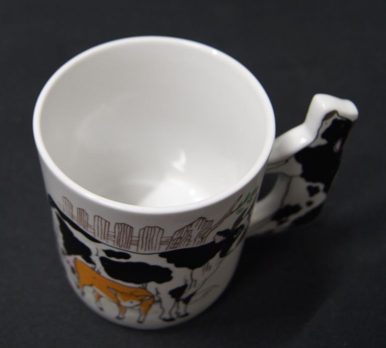 Kubek Porcelana Sandra Rich krowa z cielaczkiem