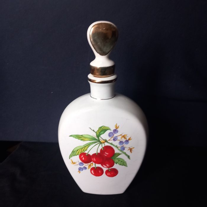 Garrafa Cognac vintage em cerâmica