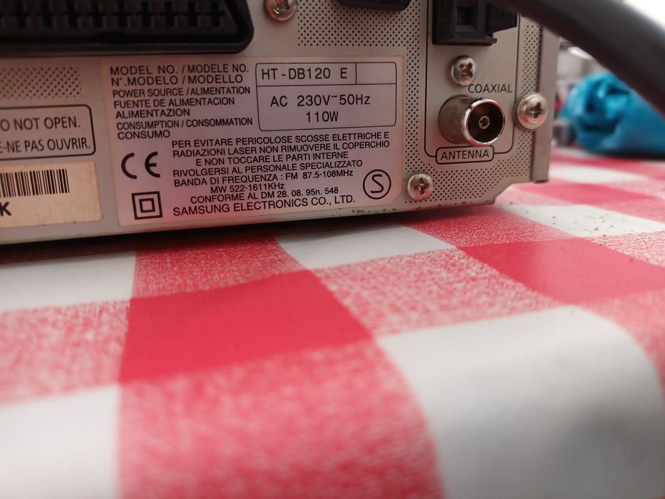 Leitor DVD vintage- Samsung HT-DB 120