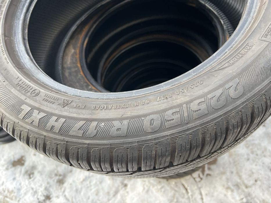 Резина зима 225/50 R 17 Semperit комплект !!!6-7 мм!!!ЗНИЖКА