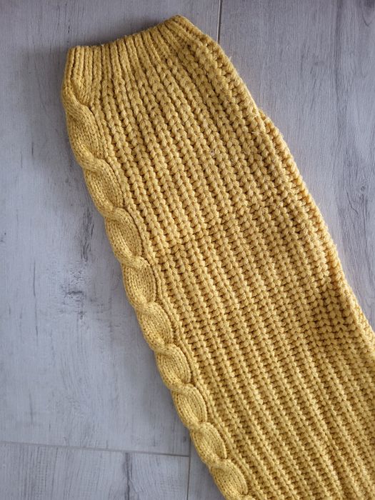 Zestaw bluza ze sweterkiem żółte rozm 38
