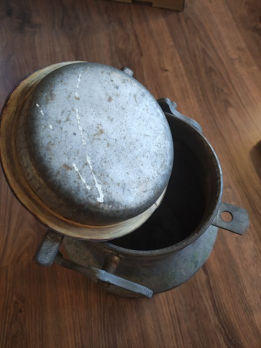 Kanka bańka na mleko aluminiowa duża 10l