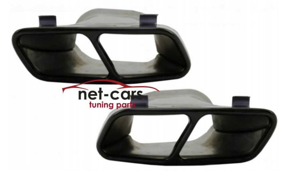 Końcówki wydechu MERCEDES W176 C117 W117 A45 CLA AMG czarne