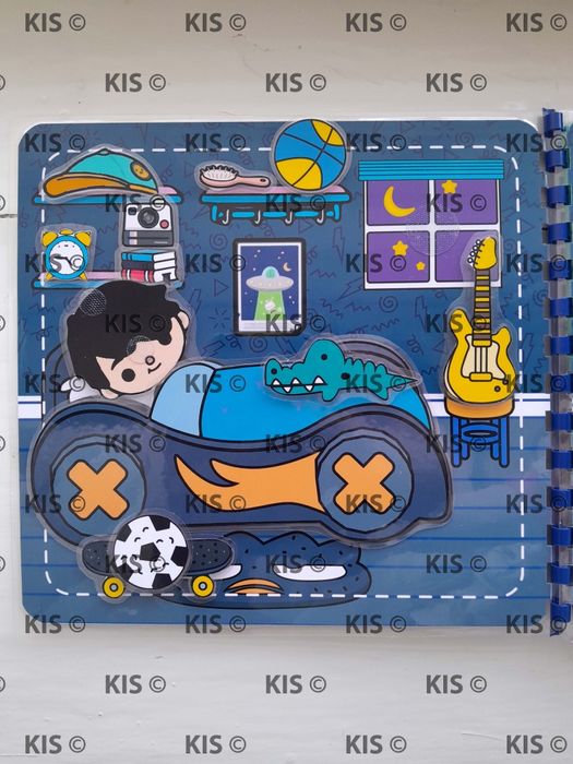 Тока бока для хлопців, альбом гра на липучках ,Toca Boca for boys