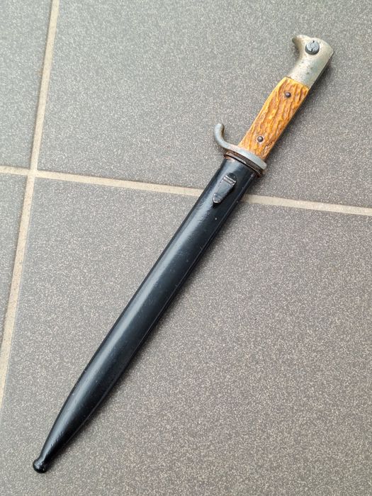 Bagnet niemiecki KS 98 rogowa rękojeść