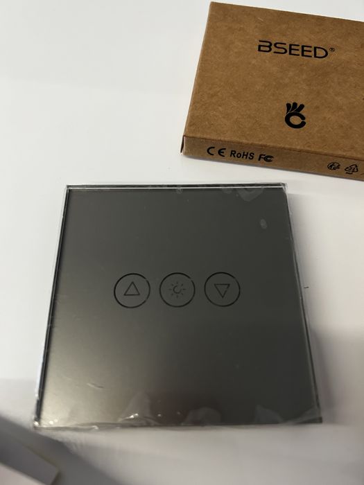 Touch Switch Smart Home włącznik szklany srebrny nowy zestaw