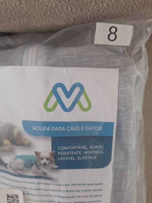 Body de protecção para cão ou gato