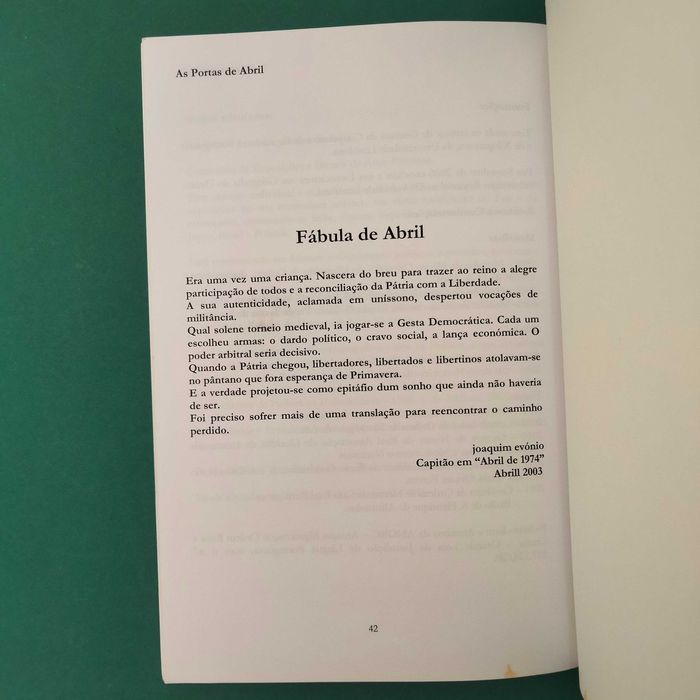 As Portas de Abril - Henrique Tigo