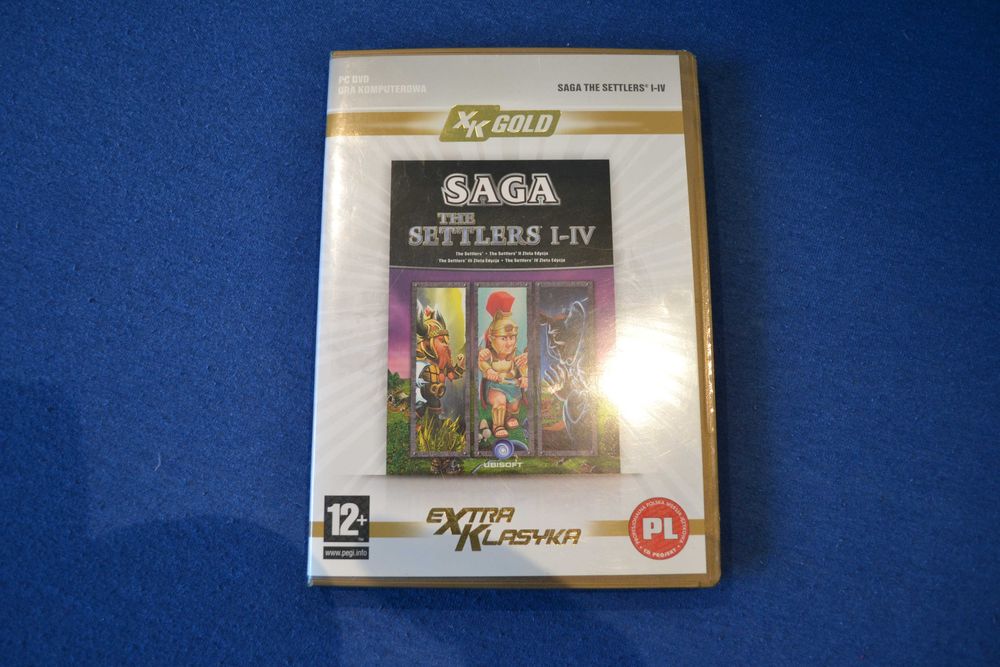 Saga Settlers I II III IV gry na CD / DVD