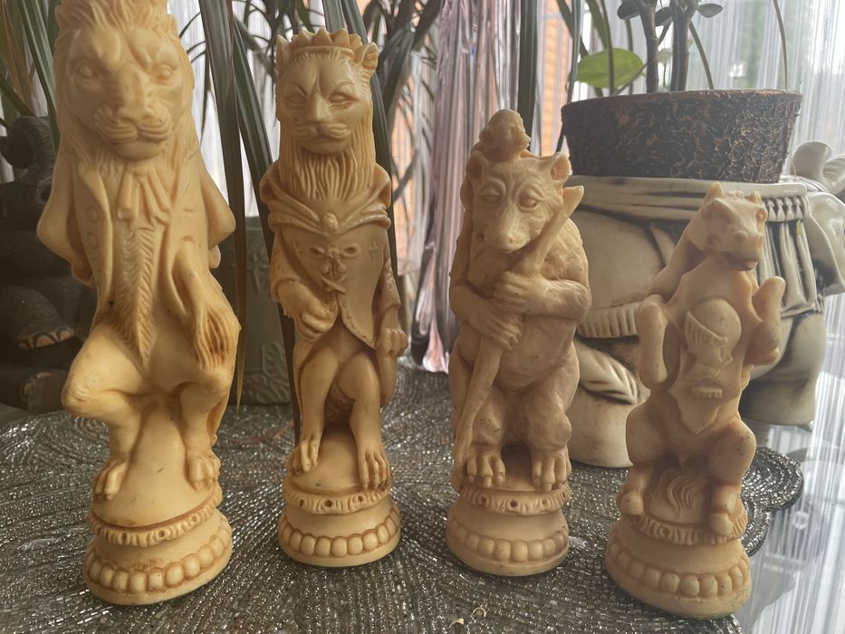 шахи вінтаж кість