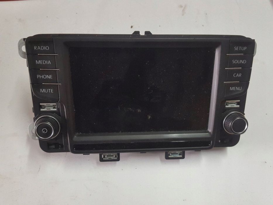 VW POLO V 6C 6R LIFT 15-17r WYŚWIETLACZ EKRAN RADIA 6C0919603