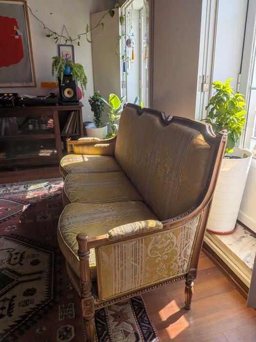 Sofá de 3 lugares estilo Luís XVI, c. 1920