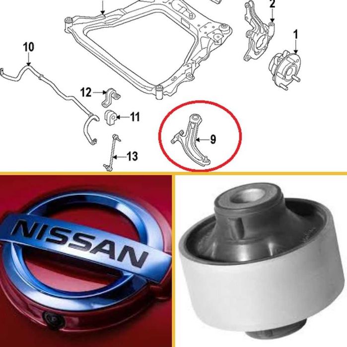 Усиленные стойки стабилизатора Nissan X-Trail, Rogue, Murano, Teana