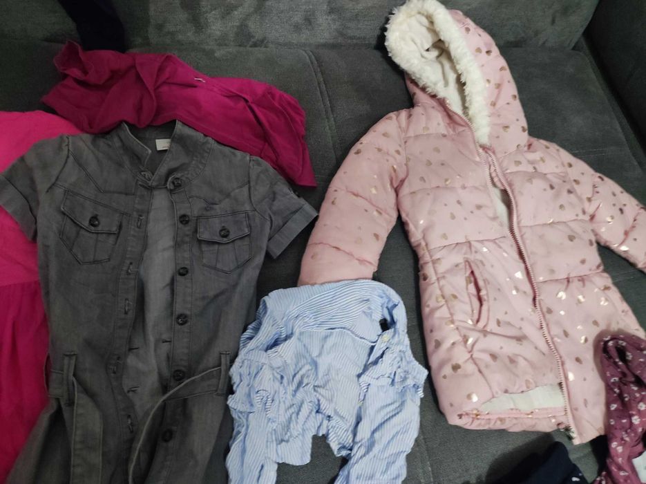 Mix paczki 110-116 cm dziewczynka ubrania