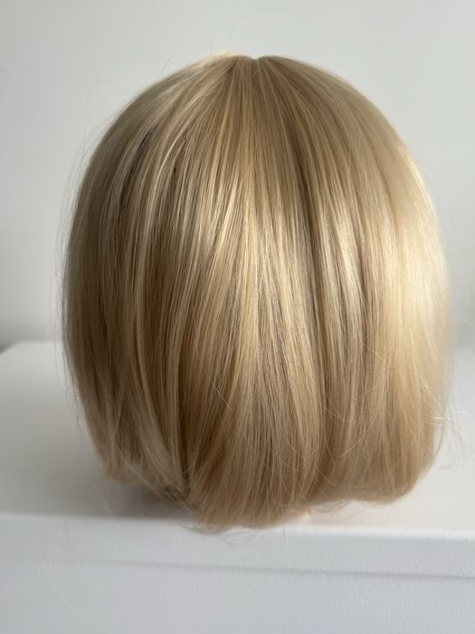 Peruka bob blond włosy do ramion