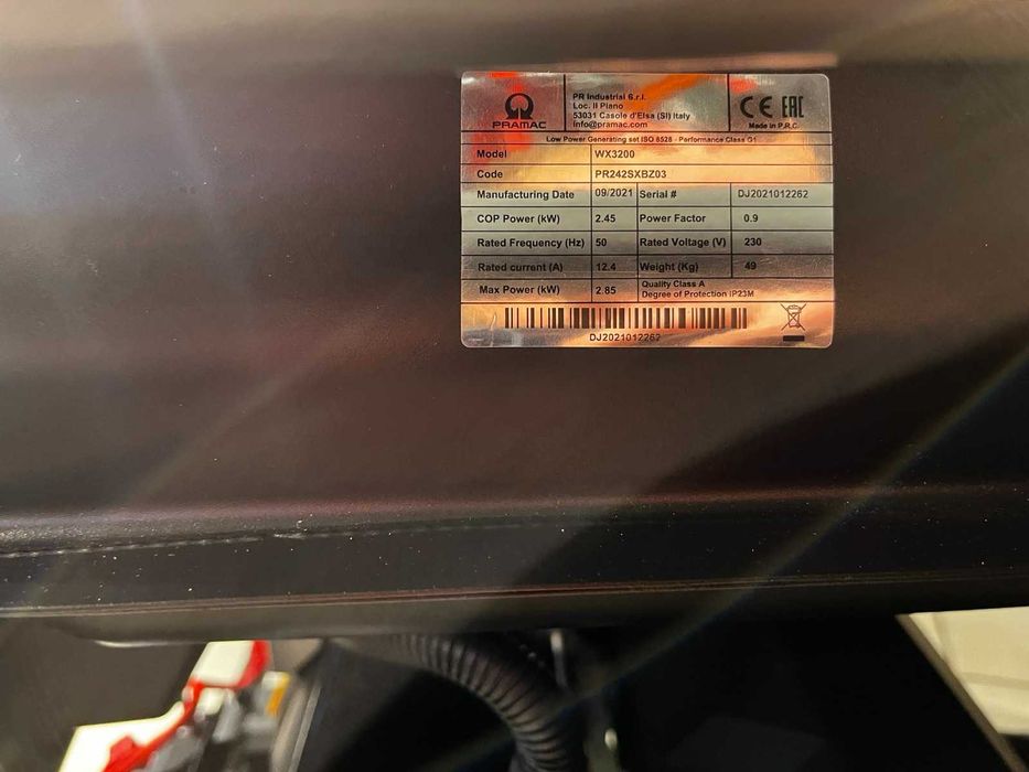 Генератор Pramac WX3200+CONN ATS AVR с электростартером 3кВт.  НАЛИЧИЕ