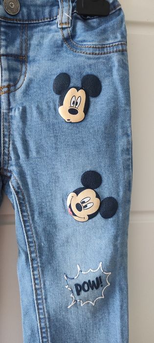 Spodnie jeans Myszka Mickey
