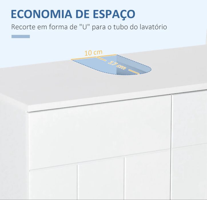 Móvel para lavatorio de pousar (novo na caixa)