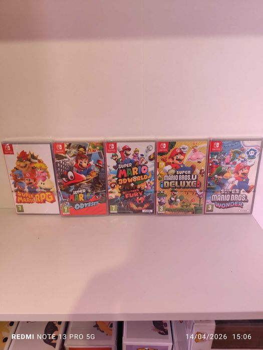 Jogos Mario, Kirby, Bayonetta, Metroid e Donkey Kong para Nintendo Switch