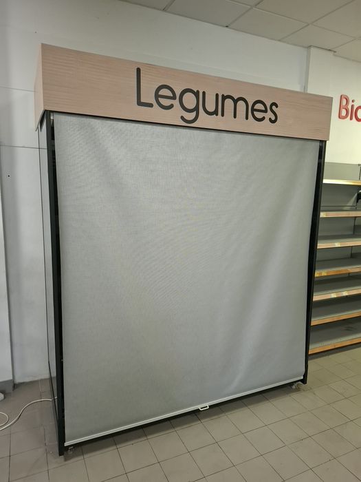 Vitrine legumes para supermercados