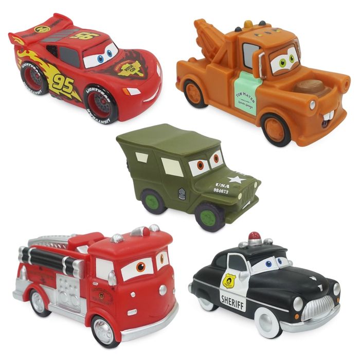 Balde com 5 carrinhos Disney Pixar Cars