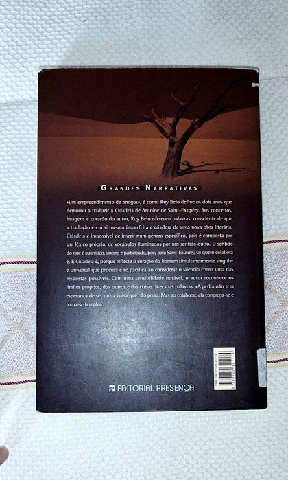 Livro Cidadela de Antoine de Saint-Exupéry
