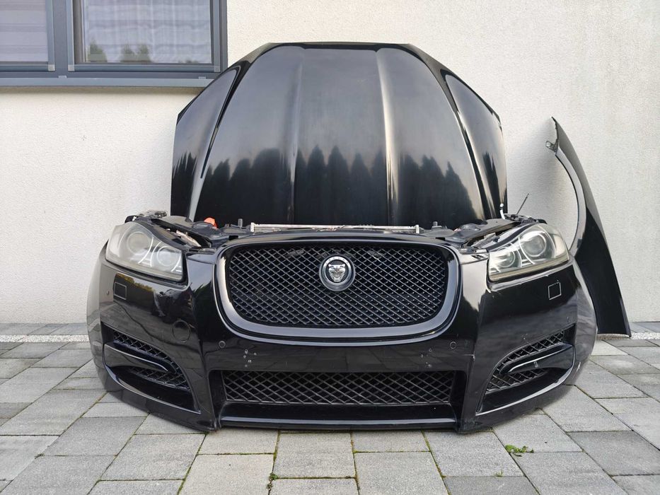 Przód Zderzak Lampy Pas Przedni Komplet Maska Jaguar XF-R X250 Lift EU