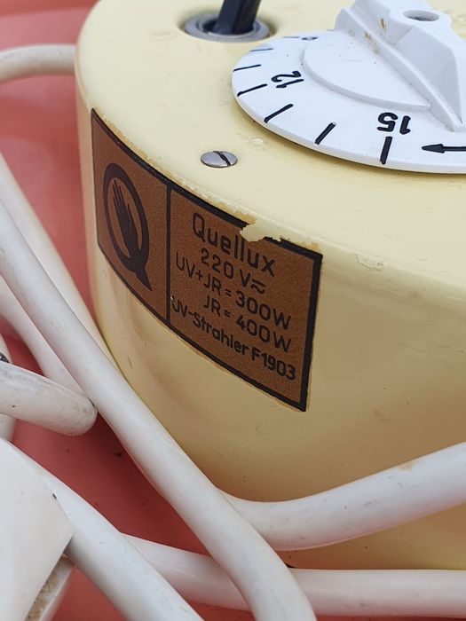 Lampa kwarcowa grzewcza Quellux lata 60te