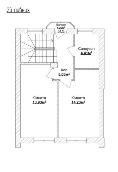 Продаж таунхауса 84 м² у Зарічанах