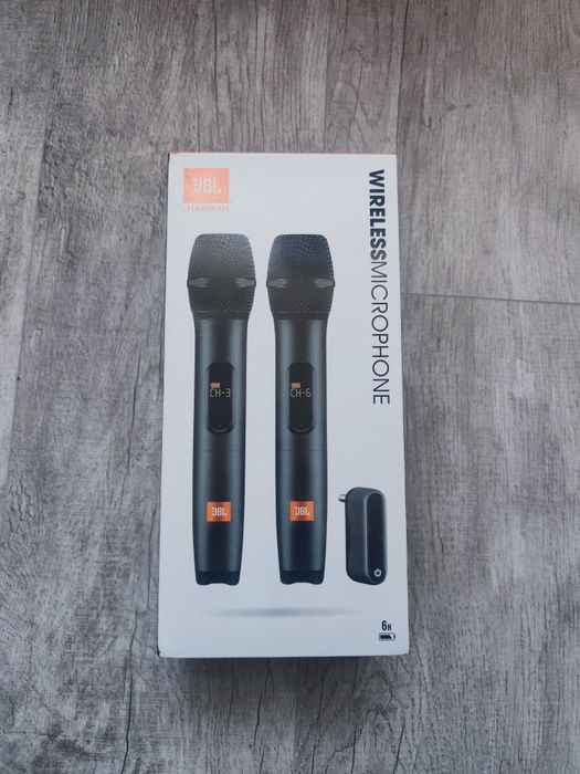 JBL Wireless Microphone – 2 bezprzewodowe mikrofony | NOWE | Karaoke / PartyBox