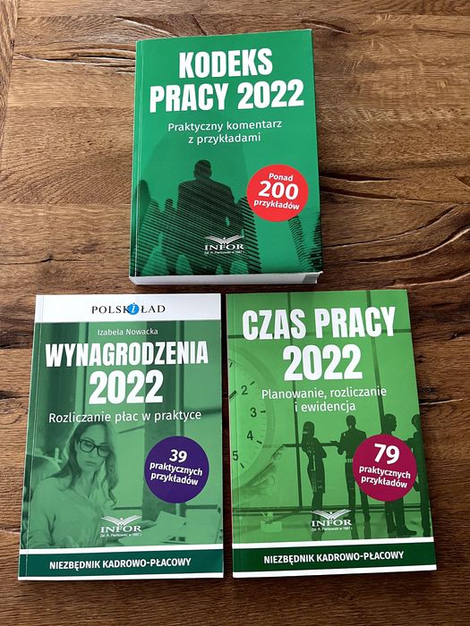 3 szt. Niezbędnik kadrowo-płacowy KP z komentarzem INFOR 2022 r.