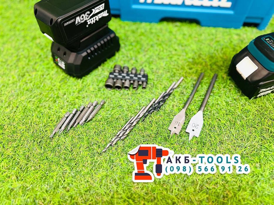 Акумуляторний Шуруповерт Makita DHP 485 + удар Безщітковий 36V 5A