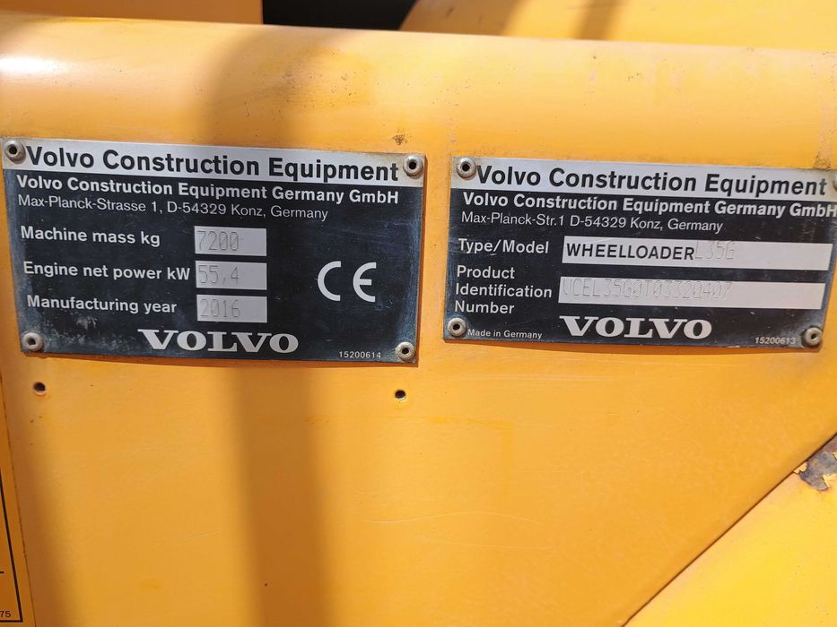 Volvo L35G, L30, 2016r, Ładowarka