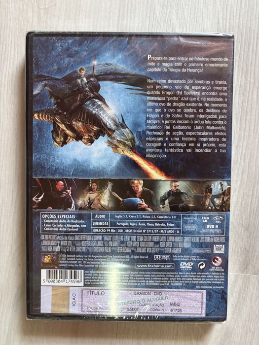 Filme Eragon em DVD