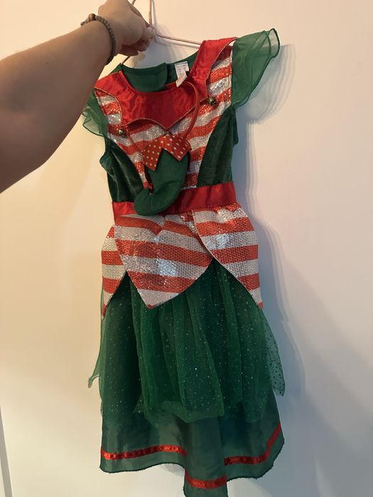 Костюм гнома гномки ельфа ельфійки плаття карнавальний