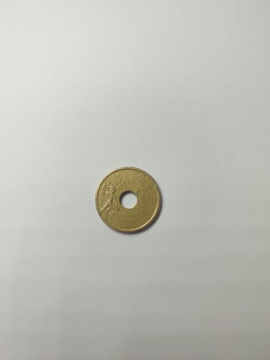 Vendo moeda 25 pesetas Castilla La Mancha Espanha 1996