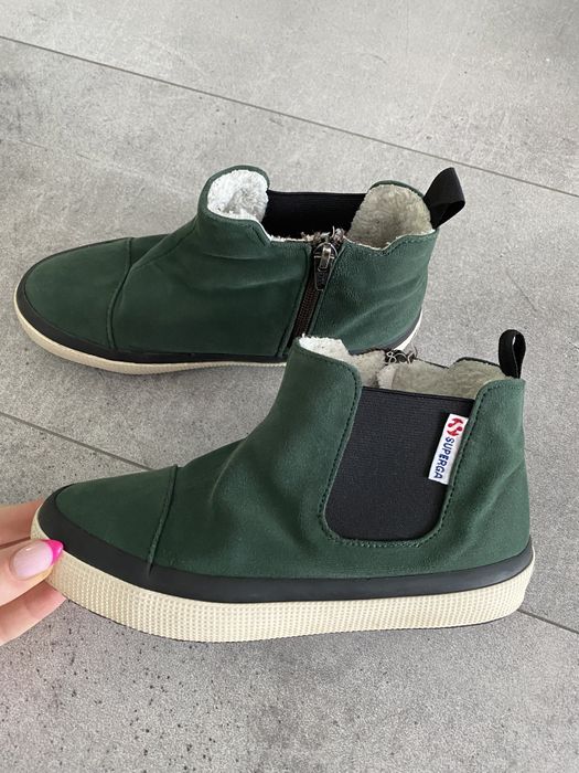 Ocieplane botki jesień/ zima superga 34