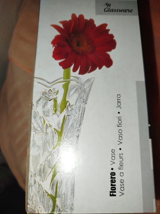 Conjunto de Decoração: Jarra de Vidro (25cm) + Ambientador (Novos)