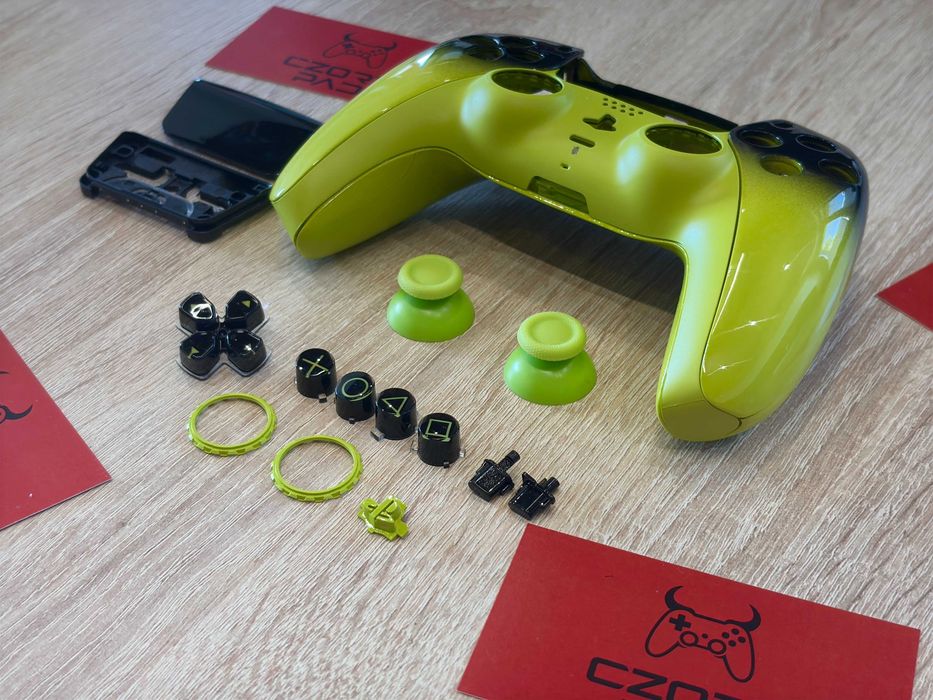 Zamiennik obudowa DualSense PS5 Remix Green -- Pad Kontroler --